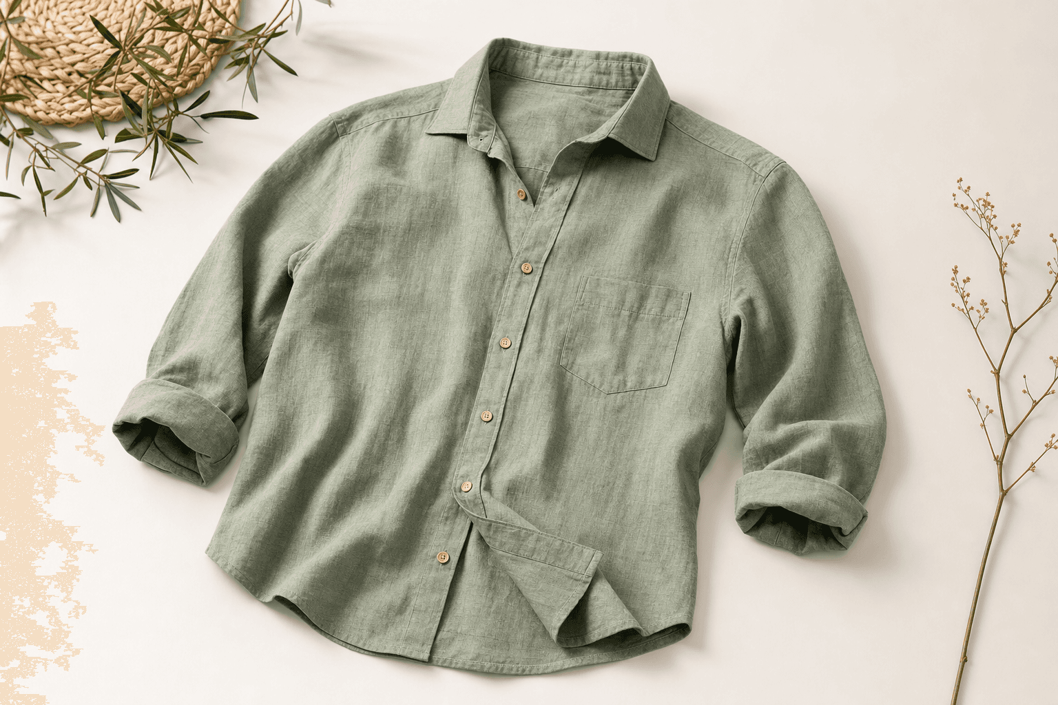 Garment shown layflat