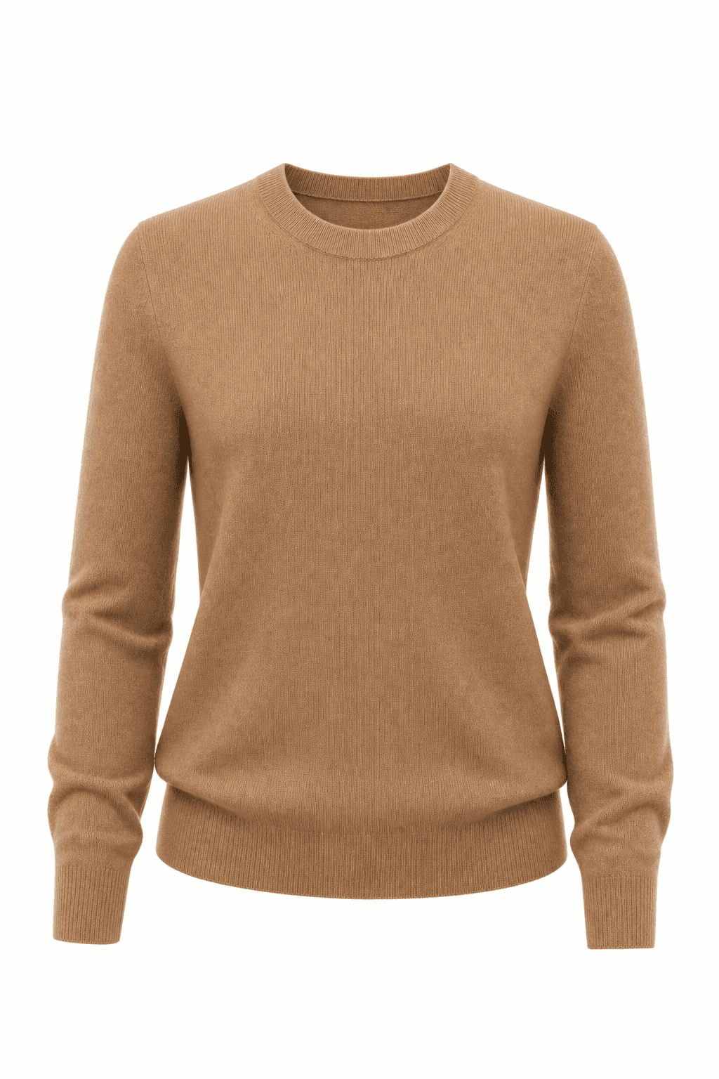 AI-generated ghost mannequin cashmere sweater