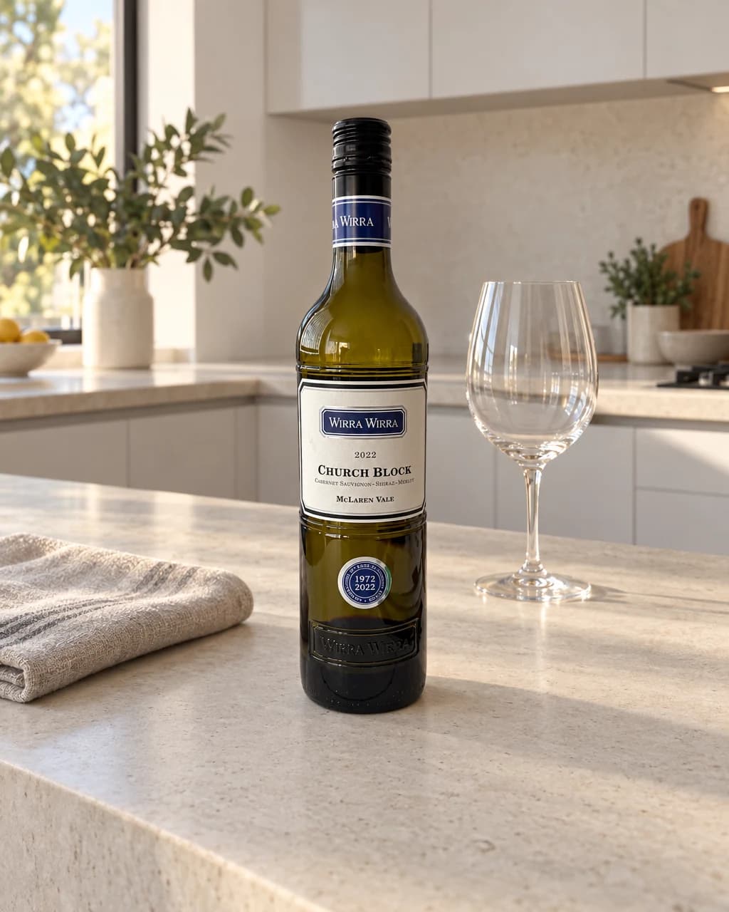 AI-created Wirra Wirra lifestyle example in a sunlit kitchen
